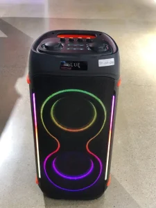 High Quality Portable Dual 6.5-Inch 5.0 Party Speaker RGB Light Wireless Built-in Mic Memory Card Support Mobile Phone