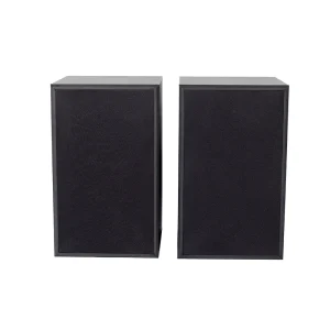 High Quality Powerful Bookshelf Speakers Woofer Bass Professional Audio Monitor Active Wooden Design RGB LED Home Party Use