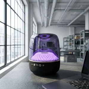 High Quality Wireless Speaker with 360 Degree Surround Sound LP90 Pro 50W RGB LED Lighting and Long Battery Life