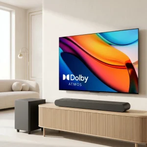 High Resolution Multi channel Audio 2.1 Dolby Atmos BassMAX EARC BT 5.3 3D Surround Home Theater System