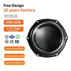 High Sensitive Metal Square Speaker Column Array Subwoofer Driver OEM Two-way Crossover 50-100W Fast Delivery Certified Audio