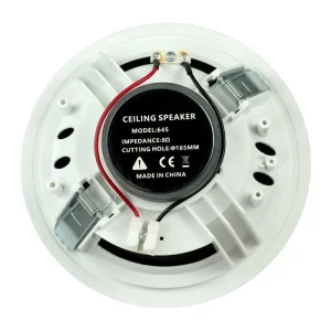 Hitop 6 Inch Full Range Stereo Subwoofer Ceiling Speaker for Mobile Phone 8 Impedance Plastic Material