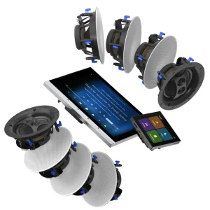 Home Entertainment Smart Home Package P8 Host 8 Ceiling Speakers 8 inch Smart Control Panel Seamless Management for Hotel