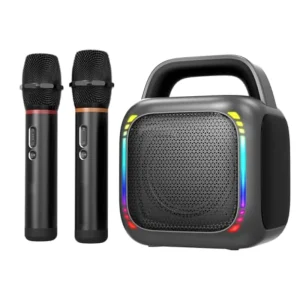 Home Outdoors Party Karaoke Speakers Audio Subwoofer 50W 8000mAh Music Bass Portable Wireless Speaker With Microphone