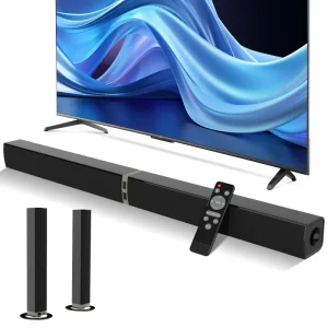 Home Theater Soundbar for TV Wireless Speakers Sound Bar for TV with ARC/OPT/AUX/Remote Control