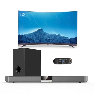Home Theater System 2.1 Channels Wireless Soundbar with Subwoofer Karaoke BT5.0 Computer Mobile Phone TV Sound bar Speaker