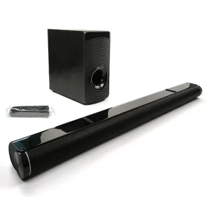 Home Theater System BT Wireless 2.1ch TV Soundbar 6.5″ Plastic & Aluminium 4+ Speakers High Power Audio Loudspeaker Surround