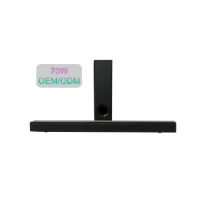 Home Theatre Soundbar with Subwoofer HDMI and USB Interface Bluetooth Wireless Sound System for TV