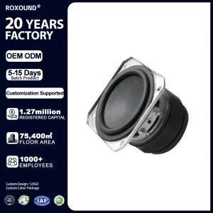 Home Theatre Speaker Accessories 1.75 Inch 49.5mm 4 Ohm 3W Hi Fi Woofer for Home Cinema Audio Sound Systems