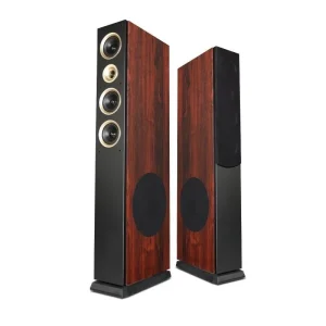 Home Use Fever Level 2.0 Front Speakers Living Room Three Frequency Passive HiFi Floor Stand Speakers