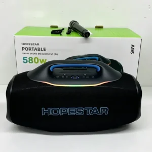 Hopestar A95 A90PRO Home Theatre Party Bass Loud Speaker 580W Powered Portable RGB Waterproof Outdoor Karaoke Subwoofer