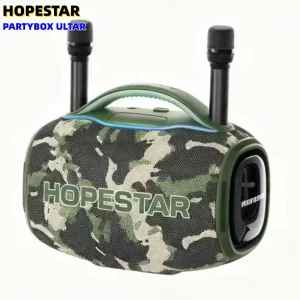 Hopestar Wireless Karaoke Speaker Caixa De Som Portatil 550W High Power Outdoor Garden Backyard Party Audio With Microphone