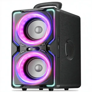 Hotlemon Large 240W Peak Speaker With Heavy Bass 15-20H Playback Time Fast Charging TWS Portable Wireless