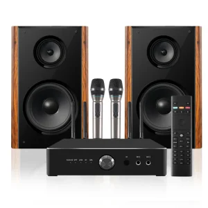 IHOMELIFE Family & Kids Home Amplifier Karaoke Set Portable Wireless BT Speaker with Microphone