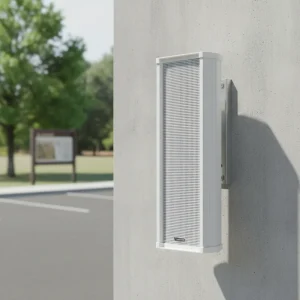 IP-20SK-BS Architecture IP POE Network Sound Column 20W Aluminum Alloy Housing Wall Mount Speaker for PA System