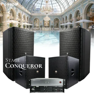 IP55 Waterproof Hotel Pool Speaker System 15 Inch 450W Speaker 500W Subwoofer 2x800W Class D Amplifier Resort Vacation