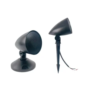 IP66 6 Inch Full Range Garden Speaker Black Outdoor Indoor Decoration Hanging Speaker Ground Stake Lawn Speaker for Garden Use