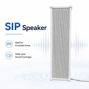 IP66 Aluminum Public Address Sound System for Parking Area Mall Train Station Wall Mounted Broadcasting Column Speaker