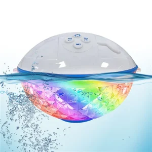IP68 Waterproof HIFI Stereo Portable Shower Hot Tub Spa Wireless Floating Pool Speaker