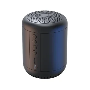 IPX4 Waterproof Dustproof TWS Dual Drivers Speaker with 5W Strong Bass RGB LED Mini Outdoor Sports Speaker