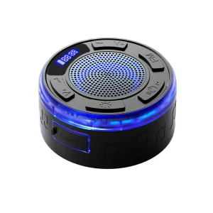 IPX4 Waterproof RGB LED Battery Powered Large Suction Cup Mini Wireless Portable Home Outdoor Speaker