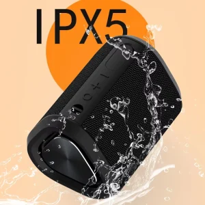 IPX5 Portable Mini Speaker Stereo Bass Sound Powerful RGB LED Lighting Speaker