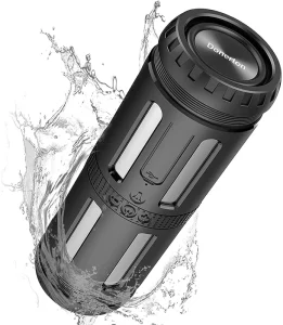IPX5 Waterproof Outdoor Speakers with Flashlight Table Lamp Wireless Speaker for Bike LED Light Hiking Camping
