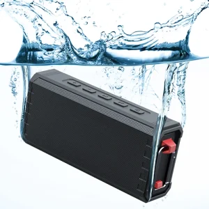 IPX7 Waterproof 2*8W Speaker Metal Grill Wireless Portable Outdoor Speakers Bluetooth Speaker with SD/TF Mode