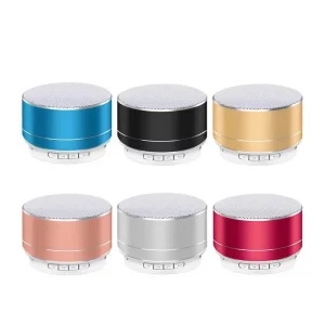 In Stock Mini Wireless Speaker Portable Computer Mobile Phone Speaker LED Lighting Wireless Gift Speaker