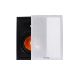 In Wall Speaker Sound System with Woofer and Tweeter for Home Theater and Front Channel Audio