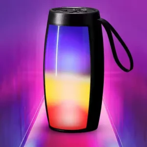 Indoor Party Mini Wireless Speaker Colorful Rgb Lighting Subwoofer Speaker ZQS1202 Speakers