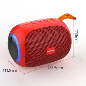 JB Loud IPX5 Waterproof for 5.3 BoomBox Portable Subwoofer Speaker RGB LED Voice Control Heavy Bass for Outdoor Parties