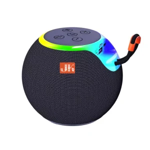 JK1267 Outdoor Portable Mini Speaker for RGB LED Lighting Supports TF Card/U-Disk Battery Powered