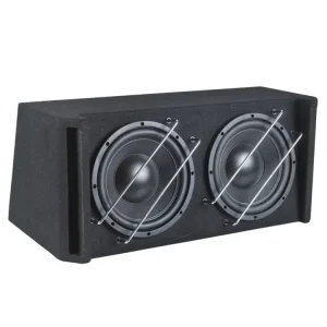JLD Audio 300W RMS Ported Dual 12 Inch Passive Car Subwoofer Enclosure Portable Feature