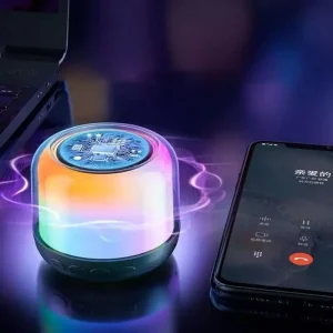 JW935 Mini Portable LED Wireless Speaker Light USB Subwoofer Hifi Stereo Sound Music Box BT Speaker