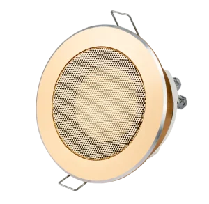 K-103 3 Inch 8 Ohm 15W Full Frequency 1″ Tweeter Aluminum Cabinet HiFi Ceiling Speaker for Home Theatre Party Computer
