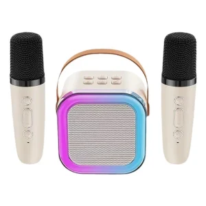 K12 ABS Mini Portable Karaoke Microphone Wireless All in One KTV Singing System Home Version