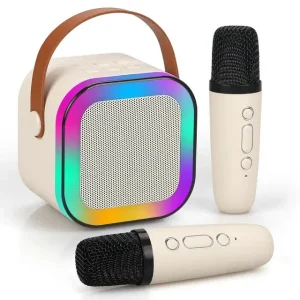K12 Microphone Portable Wireless Speaker Boombox Partybox Loudspeaker Gift Children’s Home Karaoke Mini Speakers