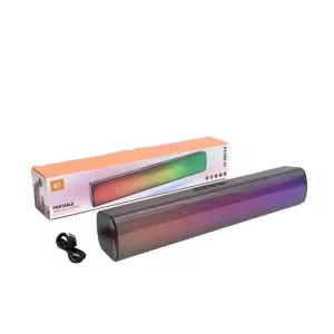 K5 RGB Wireless Outdoor Soundbar BT LED Speaker Portable Mini TV Box for Home Gift Theater Partybox Boombox Speaker With FM