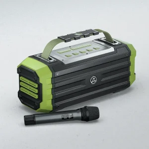 K50 100W Portable Outdoor Waterproof Speaker SubWoofer Boombox with Wireless Microphone Support TF Card USB