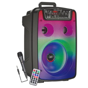 KAKU Subwoofer Speakers Active Portable Wireless BT 5.0 Straps Compatible Ton Audio Play Karaoke Outdoor Horn Speaker