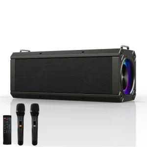 KENUO 120W Outdoor High Power IPX5 Waterproof 16000mAh Power Bank Wireless Boombox Speaker With Metal Microphone