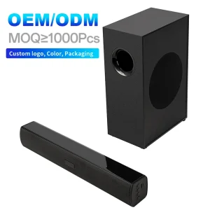KENUO 45W 2.1CH Sound Bar With Subwoofer Box Wireless Speaker Home Theater TV Speakers Soundbar With Bluetooth USB AUX Connect
