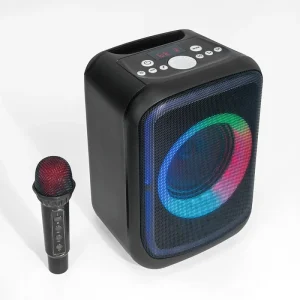 KENUO High Power TWS Stereo Audio Portable DJ Party Wireless Microphone Karaoke BT Speaker