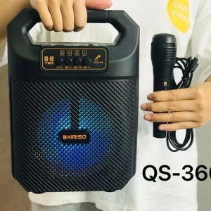 KIMISO KMS 3607 Wireless 6.5″ Speaker with Treble for 5.3 IPX5 Waterproof AirPlay Support for Computer & Mobile Phone