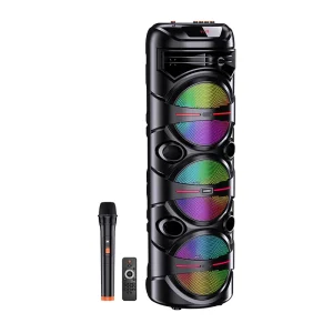 KK-8301 Colorful Horn Light Wireless Speaker Flame Lamp Wireless Speaker Professional Big Speaker