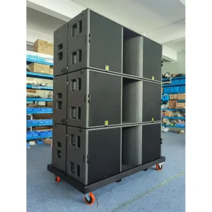 KS28 Dual 18 Inch Active Speaker Set Passive Professional Events Festivals Waterproof Dolly