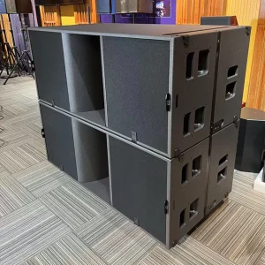 KS28 Dual 18 Inch Passive/Active Subwoofer Speakers Powered Sound System 18 Inch Speaker Stage Plywood Subwoofers