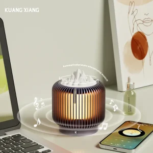 KUANGXIANG Other Home Use Beauty Equipment Blue Tooth Stereo Sound Speaker Aromatherapy Speaker with Customizable Top Shape