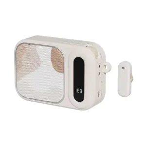 KY06 Wireless Portable Loudspeaker with UHF Lavalier Microphone Speaker System